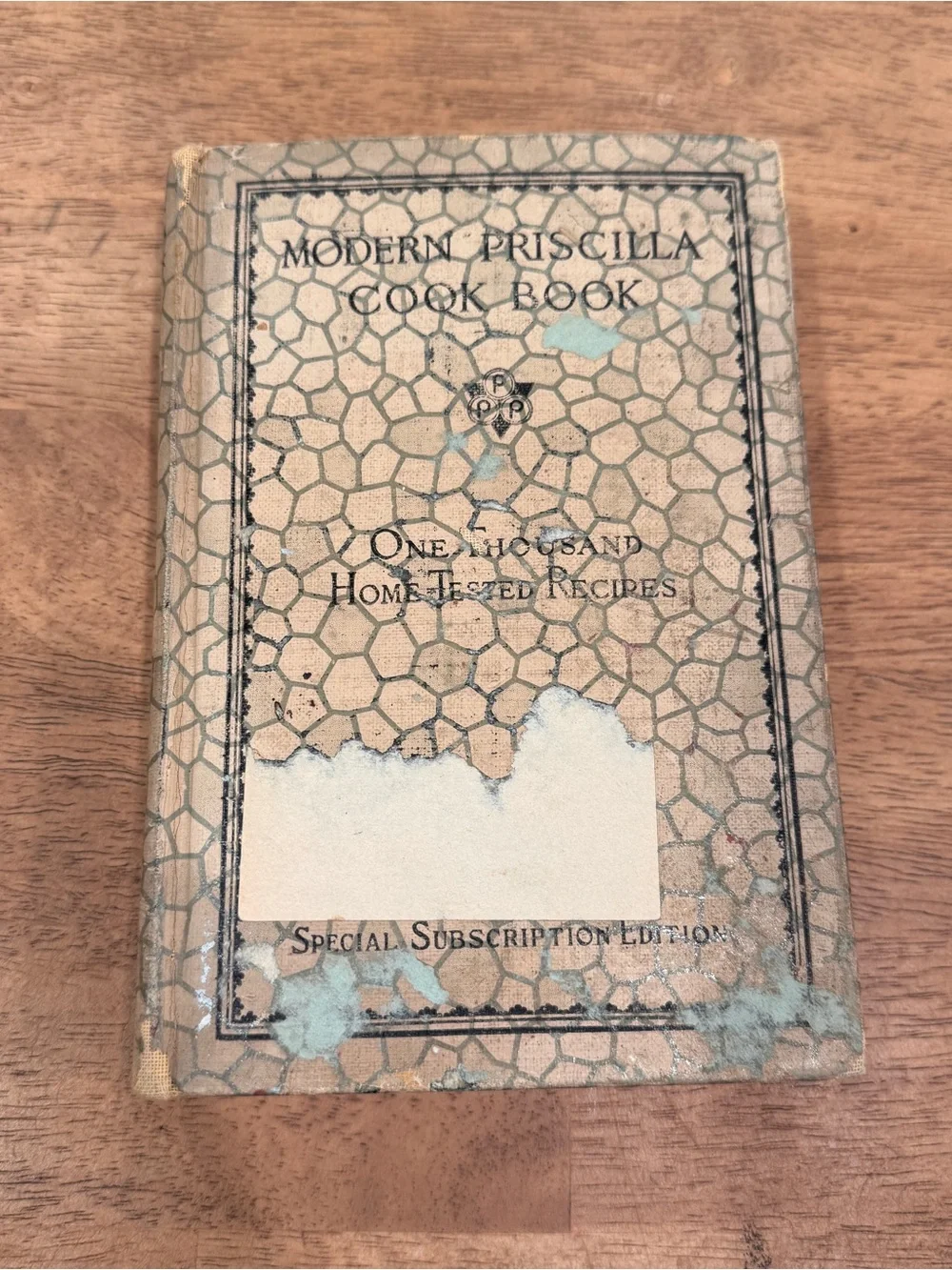 1924 Modern Priscilla Cook Book Old Family Recipes Vintage